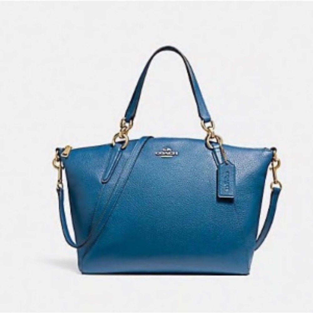 Coach Teal Leather Tote